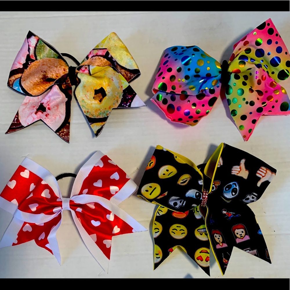 4 FUN BOWS for Performance and Girl Glam Style